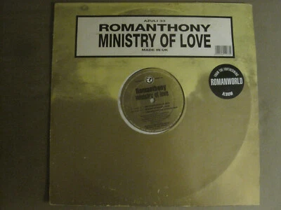 ROMANTHONY MINISTRY OF LOVE 12" 1995 AZULI 33 UK IMPORT RARE HOUSE DAFT PUNK VG - Image 1 of 4