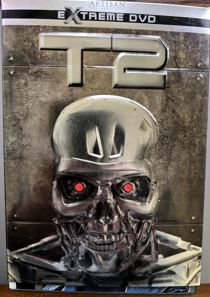 TERMINATOR 2 - Extreme Edition T2 (DVD, 2-Disc Set) STEELBOOK SLIPCASE METAL 3D - Image 1 of 1