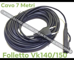 Cavo Folletto Filo Elettrico da 7mt Per Folletto VK 140 150 Vorwerk Compatibile - Foto 1 di 1