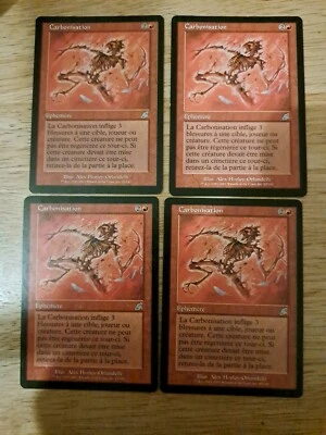 MTG - 4x Carbonize - Scourge - NM - French Edition - Image 1 of 2