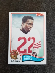 DWIGHT HICKS ROOKIE 1982 TOPPS FOOTBALL #485 SAN FRANCISCO 49ERS - Picture 1 of 2