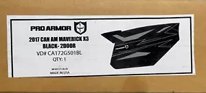 CAN-AM X3 2017-24 2SEATER PRO ARMOR "STRYKER" DOOR GRAPHICS (BLACK) - Picture 1 of 1