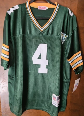 1993 Brett Farve New In Package "Mitchell and Ness" Jersey xl Cover