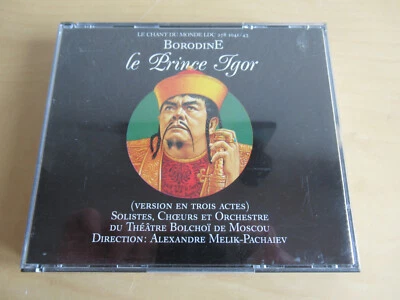 Borodine-Le Prince Igor-Ivanov, Smolenskaia, Lemechev,Reisen-Pachaiev-3er CD Box - Bild 1 von 4