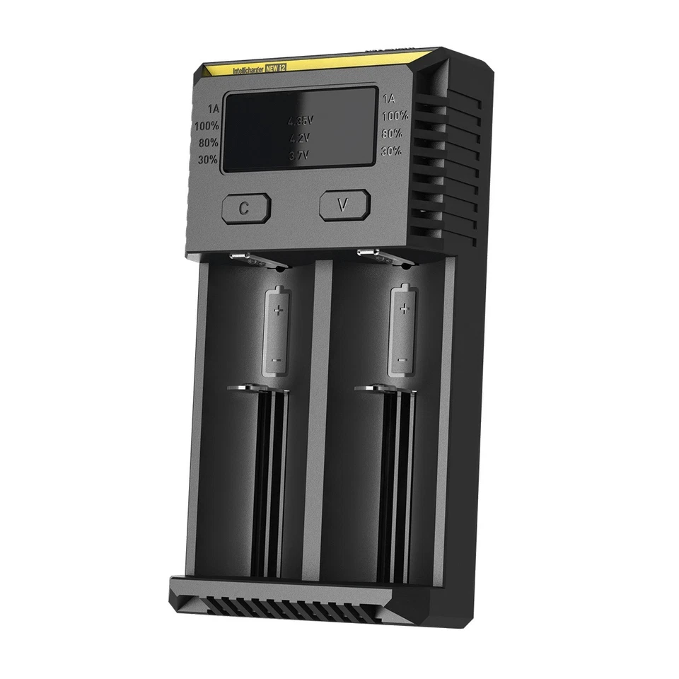 NITECORE Sysmax Intellicharge NEW I2 Ladegerät e Zigarette Akku  - Bild 1 von 1