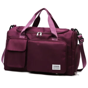 Large Capacity Weekender Duffle Bag with Shoe Compartment for Women - Picture 1 of 23