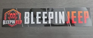  Bleepin Jeep Aufkleber 14"x 3" - Bild 1 von 3