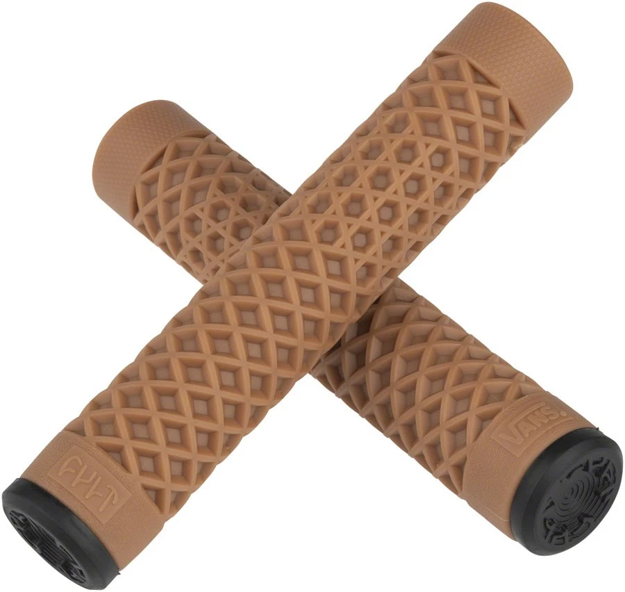 ODI Cult x Vans Gum Flangeless BMX Bike Grips | Pro-Grade Rubber, Waffle Pattern - Image 1 of 1