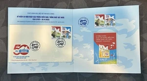 Vietnam 2025 50th Anniversary Reunification Saigon Stamp FDC Presentation Pack - Picture 1 of 4