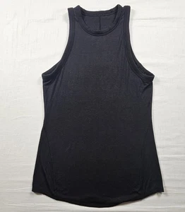 Lululemon Size 2 Ultralight Hip Length Lightweight Tank Top Black - Picture 1 of 5