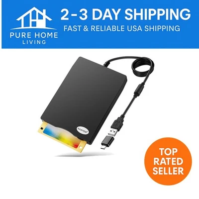 Unidad de disquete USB Plug and Play ultra delgada para Windows 11/10/8/7 - Fácil acceso Foto 1 de 4