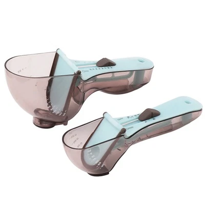 Plastic Measuring Spoon 2PCS Adjustable Measuring Spoon Set For Baking - Image 1 of 4