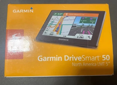 NOB Garmin DriveSmart 50 LMT 5-Inch GPS Navigator of North America - Image 1 of 4