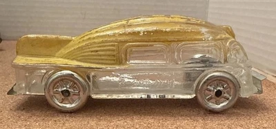 古董未来汽车汽车汽车气流胜利玻璃糖果容器 — 第 1/4 张图片