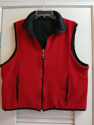 Chaleco Chaqueta Abrigo Reversible Casual Corner Annex Talla XL Mujer Rojo Negro Foto 1 de 4