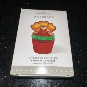 Hallmark 2015 Grateful Gobbler Cupcake Serie #4 November Thanksgiving - Bild 1 von 16