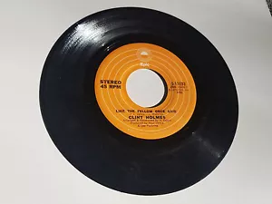 CLINT HOLMES 45 RPM RECORD SHIDDLE EE DEE LIKE THE FELLOW ONCE SAID - Bild 1 von 2