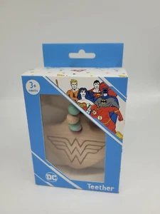 DC Comics baby teether Warner Bros Super Hero. Baby Boy Baby Girl Teething New - Picture 1 of 5