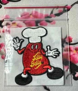 Mr Jelly Belly Jellybean Patch 2.5 x 2.5 in (NEW) Jelly Belly Mascot Embroidered - Picture 1 of 3