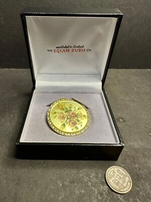 Clip rosa vintage Sgian Dubh Company, prendedor, Escocia, original Caja, accesorio daga? Foto 1 de 4