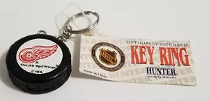 Portachiavi Detroit Redwings Hockey Puck - Con licenza ufficiale - Foto 1 di 2