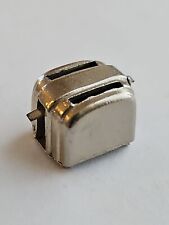 Vintage Dollhouse Miniature Silver Metal Toaster Moveable Lever