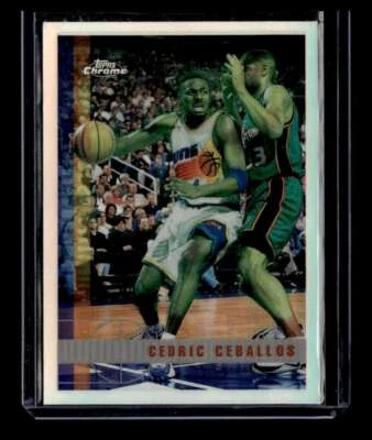 Cedric Ceballos 1997-98 Topps refractor cromado #91 (algunos enormes) Foto 1 de 2