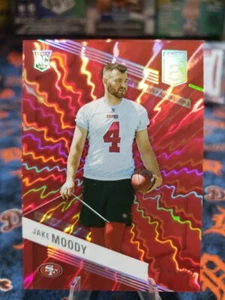 Jake Moody 2023 Elite Aspirations Shimmer 300/625 Rookie Insert 49ers Wolverines - Bild 1 von 7