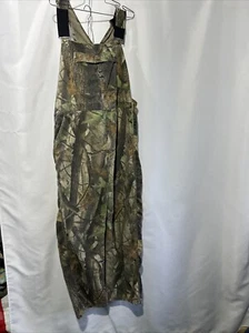 VTG Wrangler Pro Gear Realtree Bib Overalls Camo Size XL 44x30 See Measurements - Picture 1 of 12