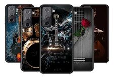 Guitar Instrument Music Cover Case For Samsung Galaxy S23 S22 S21 Series A Note