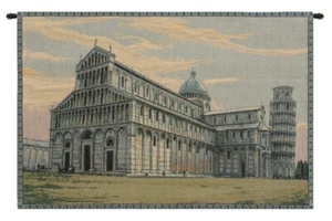 Duomo Pisa Italian Woven Tapestry Wall Hanging, Castle, Monument, Famous Places - Picture 1 of 5
