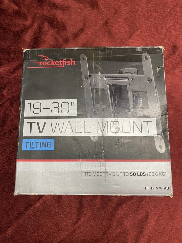 Rocketfish Tilting TV Wall Mount for Most 19" to 39" TVs up to 50 LBS RF-HTVMTAB - Image 1 of 1