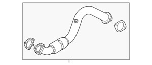 Genuine GM Exhaust Front Pipe 95437532