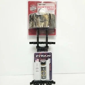 Trophy Taker Sawtooth 5 Arrow Quiver Adjustable Quick Detach Bracket +String wax - Picture 1 of 5