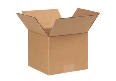 25 Pack Corrugated Kraft Shipping Boxes 7x7x6 Cardboard Mailer Packing Boxes - Image 1 of 4