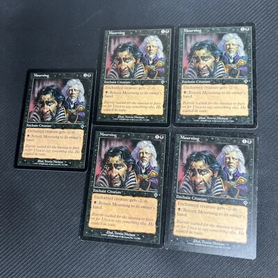 Mourning MTG Invasion Magic the Gathering Black Playset 5 - Image 1 of 4