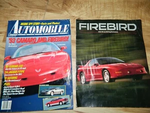 1993 Pontiac Firebird Trans Am Verkaufsprospekt & Automobile Magazin Dez. 1989  - Bild 1 von 3