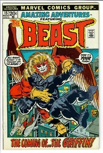 Amazing Adventures (1970) #15 Griffin Beast Starlin Cover Englehart Sutton VF+ - Picture 1 of 3