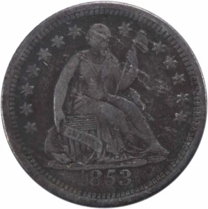 1853-O Liberty Seated Silver Half Dime No Arrows VF Uncertified #1004 - Picture 1 of 2