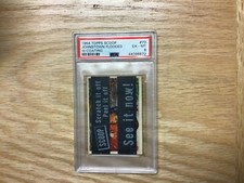 1954 Topps Scoop Johnstown Flooded Card #73 With Coating PSA 6