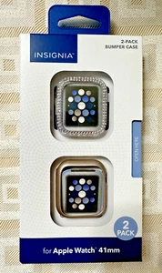 Insignia- Bumper Case for Apple Watch 41mm (2-Pack) - Bling/Champagne - Photo 1 sur 2