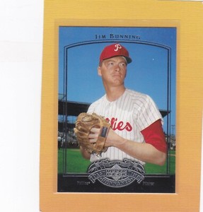2005 UD PAST TIME PENNANTS BASEBALL JIM BUNNING #40 PHILLIES NMMT *64939