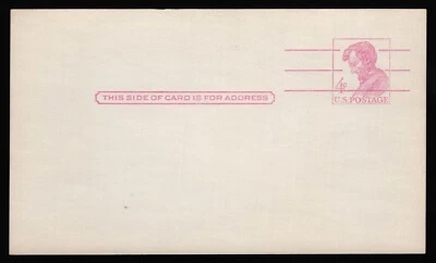 #UX48a 4c Lincoln, Mint **ANY 5=FREE SHIPPING** - Image 1 of 2