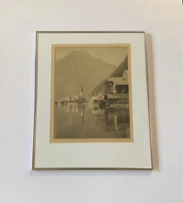 Fotografía antigua expuesta Drahomir Josef Ruzicka 1925 Hallstadt Lake Austria Foto 1 de 4