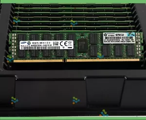 Grade A Samsung HP 716322-081 RAM 24G PC3L 10600R DDR3 3Rx4 M393B3G70DV0-YH9 LOT - Picture 1 of 1