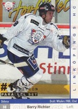 2002-03 Swedish Elitset First Edition Parallel #211 Barry Richter