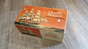 Vintage Addar Chas W. Morgan Segelschiff in einer Flasche - Plastik Modellbausatz - Bild 1 von 8
