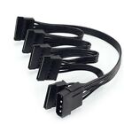 4Pin Ide To 5 Port Supply Cable 4Pin Molex To Multi Sata Port 18Awg Wire 4290