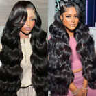 28 Inch 13X6 Body Wave Lace Front Wigs Human Hair Pre Plucked Glueless Wigs Huma