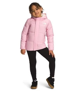The North Face Kids' North Down Hooded Jacket, Cameo Pink, 3 - Picture 1 of 4